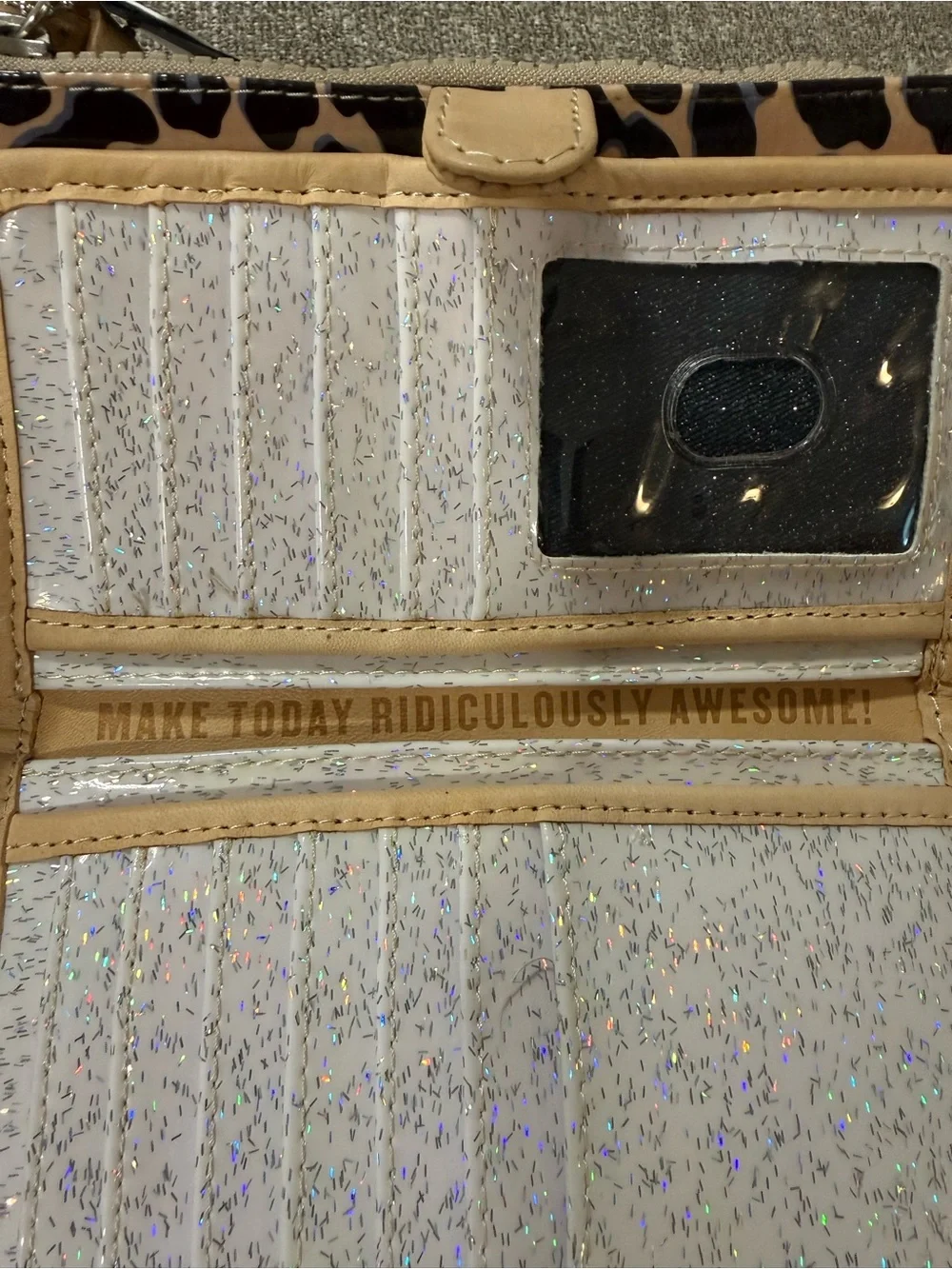 Consuela Leopard-Print Slim Wallet
